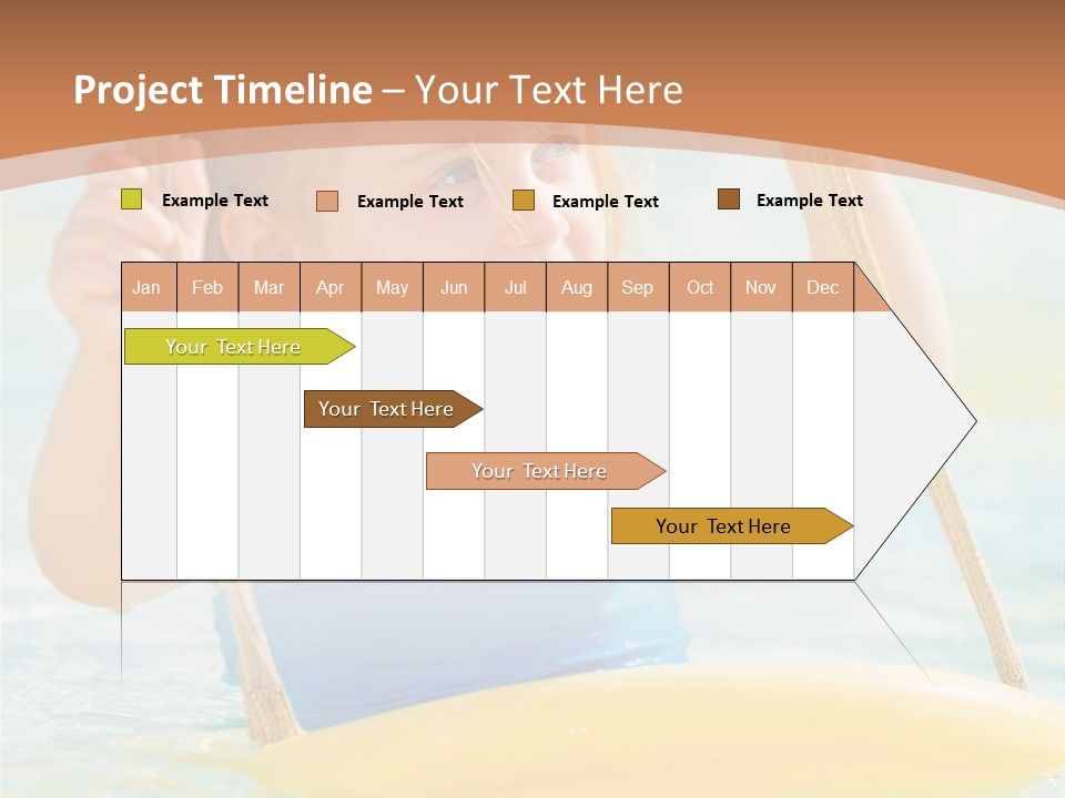 Young Child Portrait PowerPoint Template
