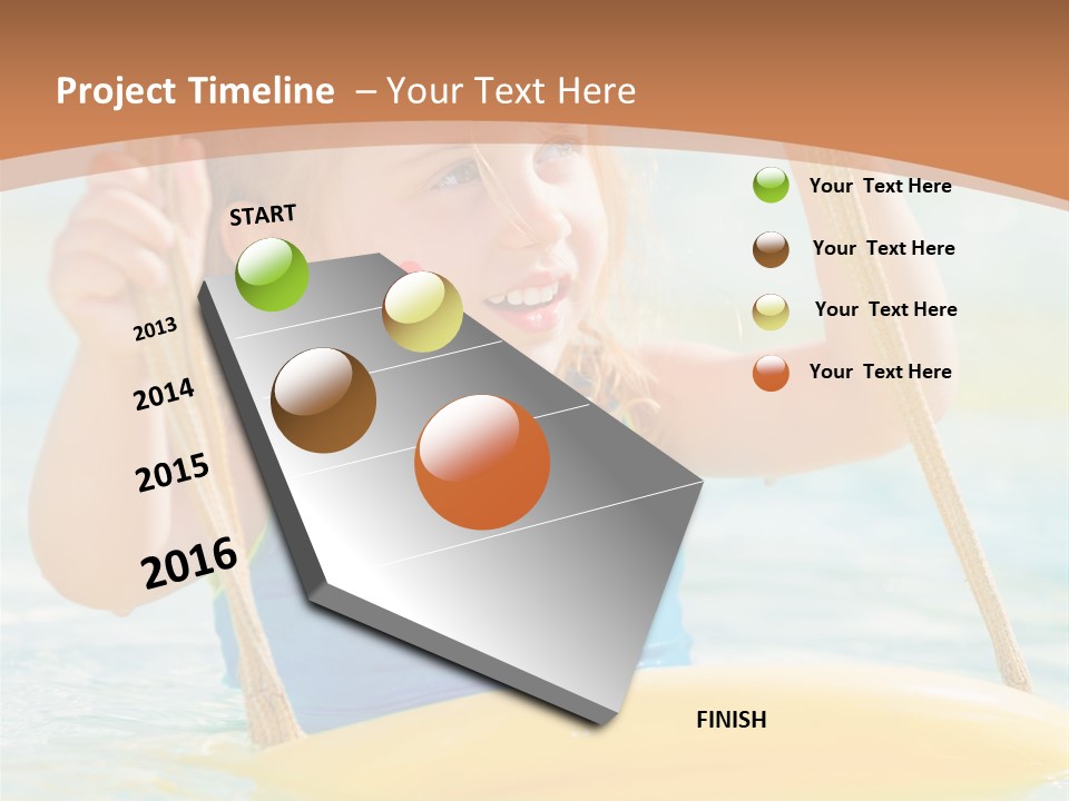 Young Child Portrait PowerPoint Template