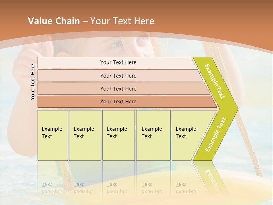 Young Child Portrait PowerPoint Template