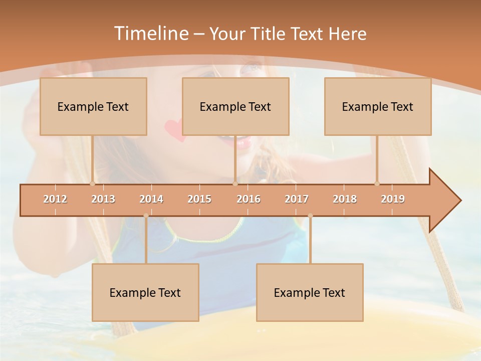 Young Child Portrait PowerPoint Template