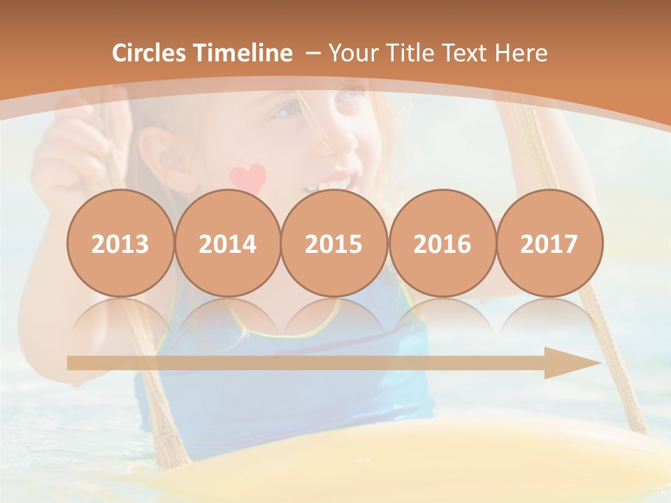 Young Child Portrait PowerPoint Template