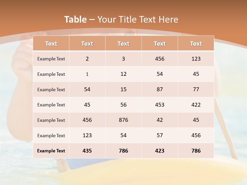 Young Child Portrait PowerPoint Template