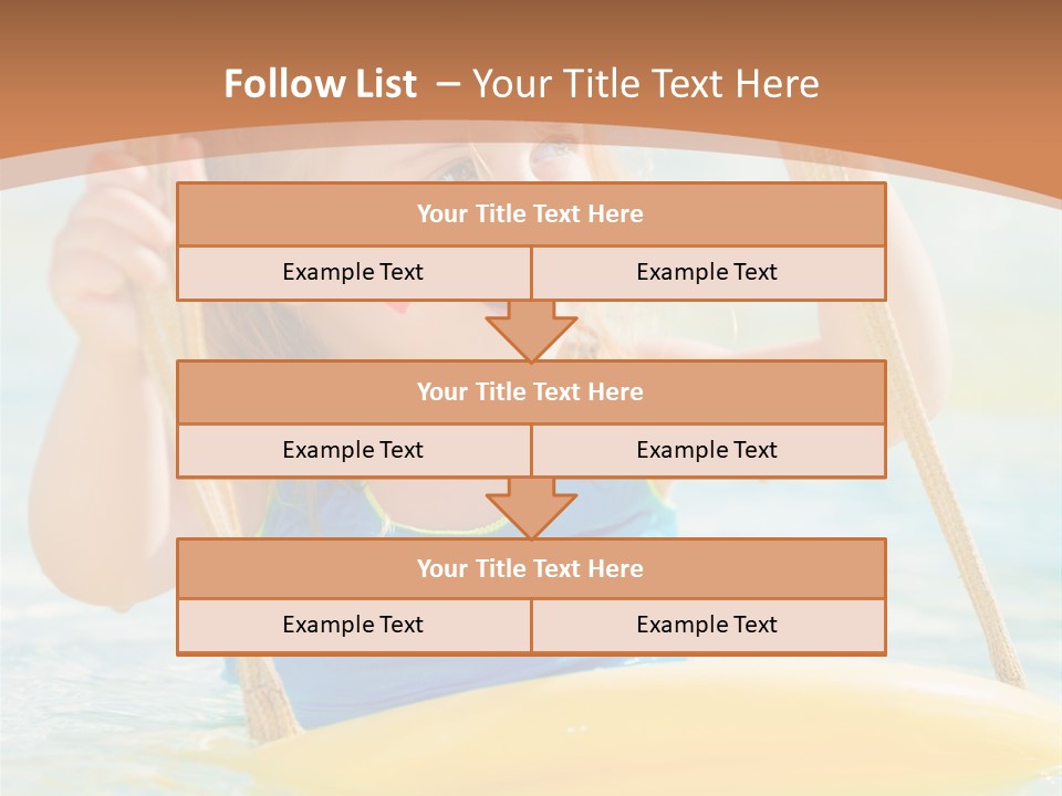 Young Child Portrait PowerPoint Template