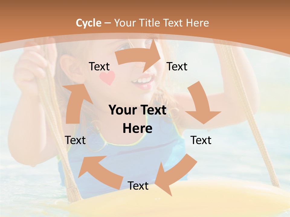 Young Child Portrait PowerPoint Template