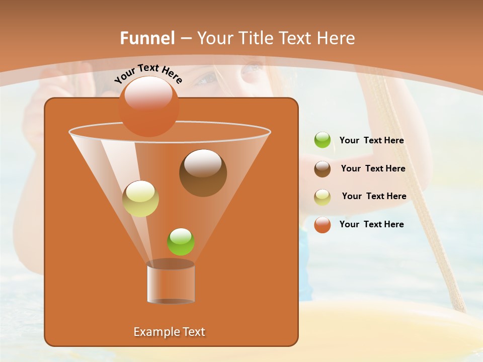 Young Child Portrait PowerPoint Template