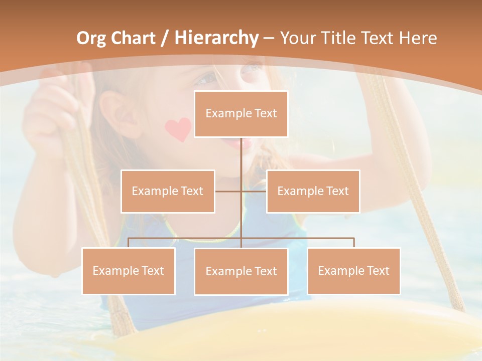 Young Child Portrait PowerPoint Template