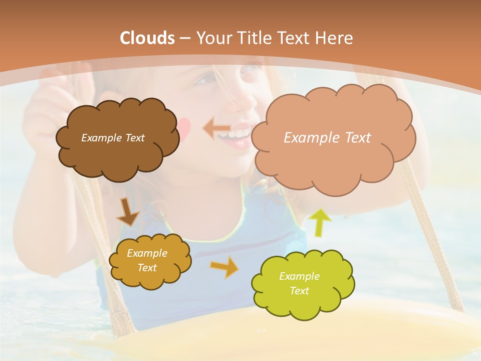 Young Child Portrait PowerPoint Template