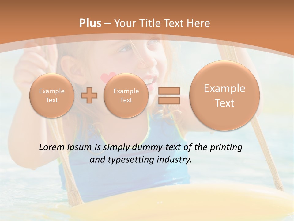 Young Child Portrait PowerPoint Template