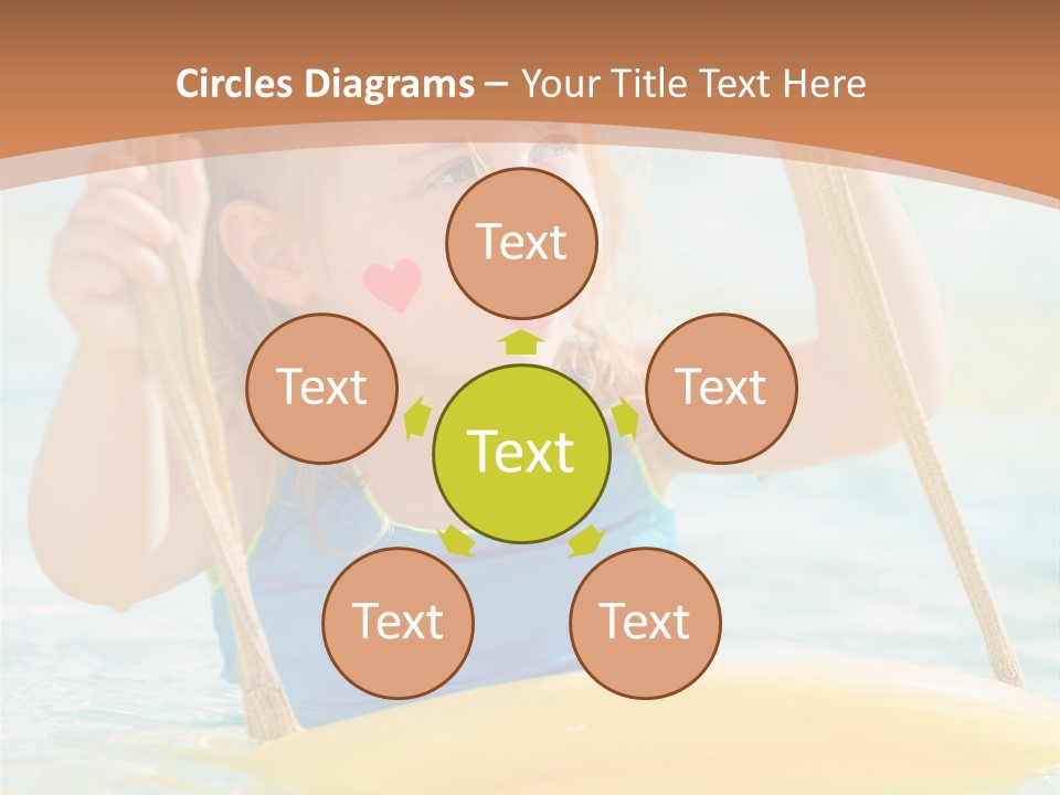 Young Child Portrait PowerPoint Template