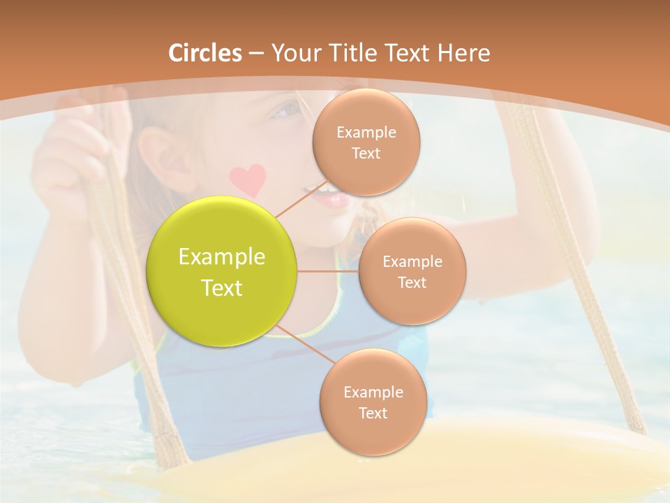 Young Child Portrait PowerPoint Template