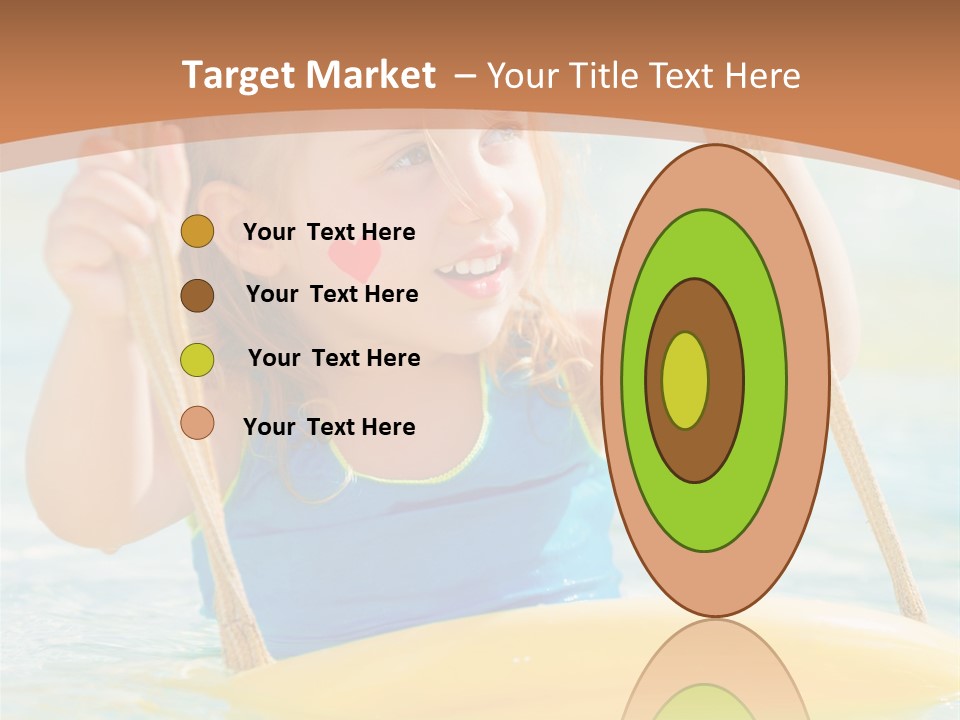 Young Child Portrait PowerPoint Template