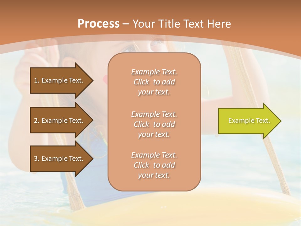 Young Child Portrait PowerPoint Template