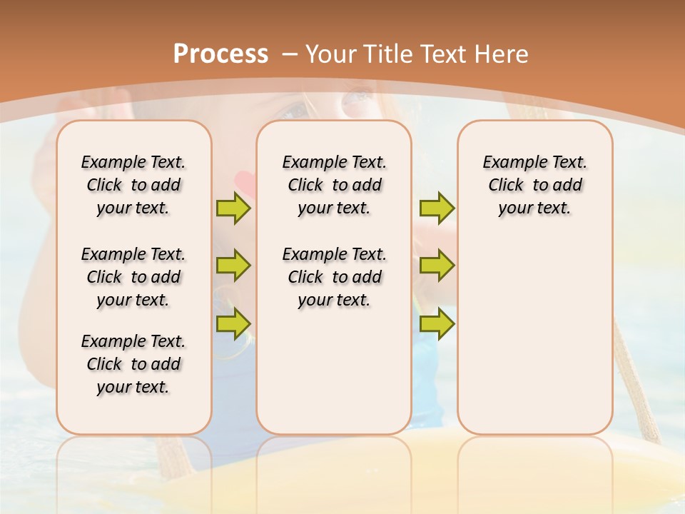 Young Child Portrait PowerPoint Template