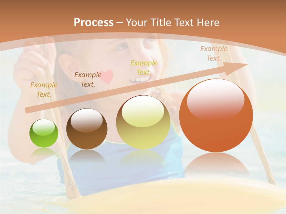 Young Child Portrait PowerPoint Template