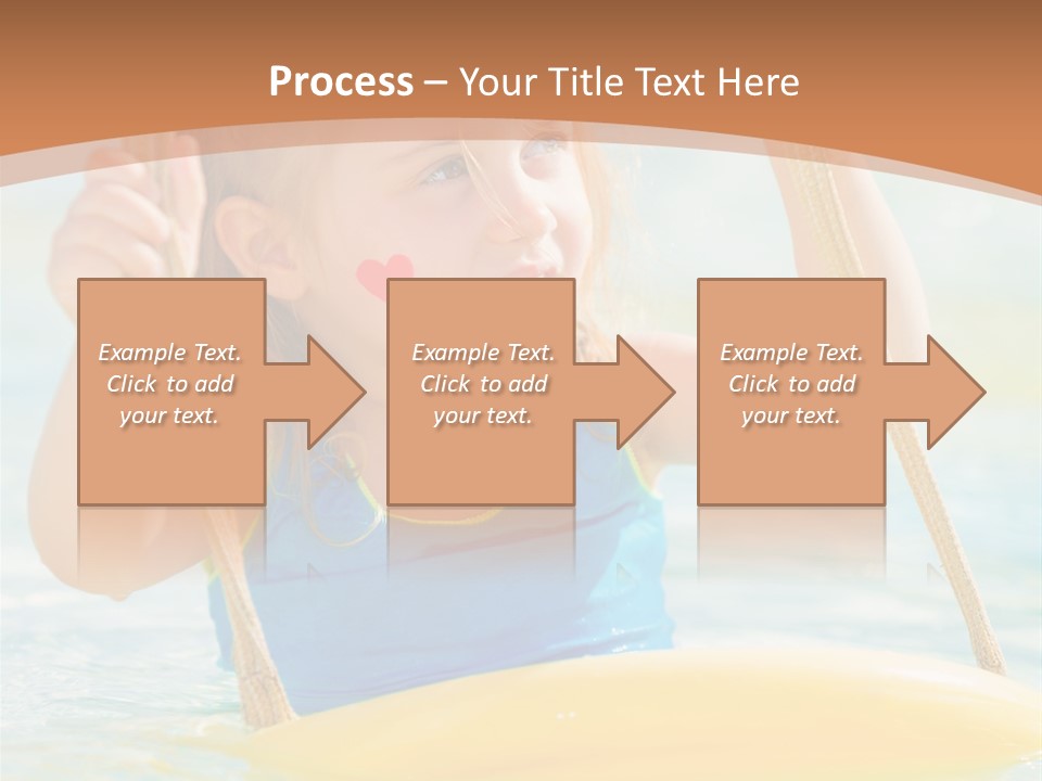 Young Child Portrait PowerPoint Template