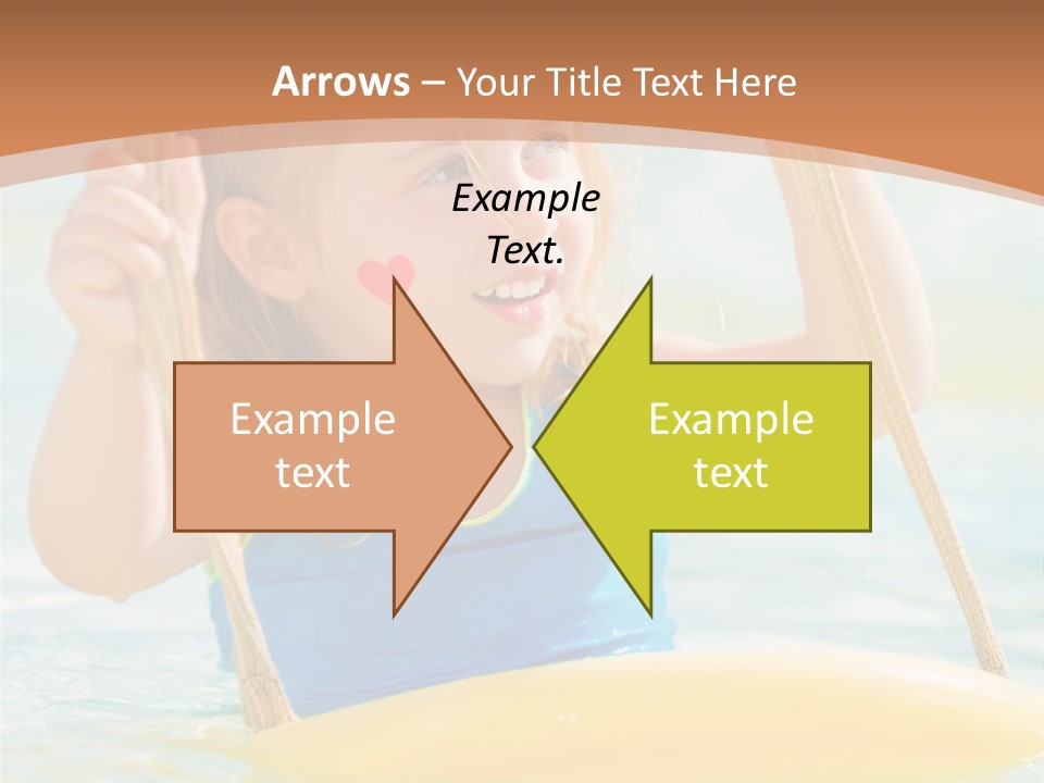 Young Child Portrait PowerPoint Template