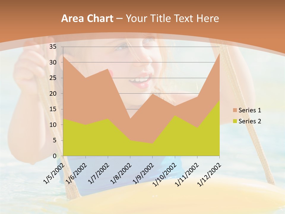Young Child Portrait PowerPoint Template