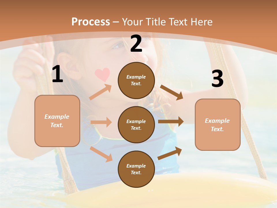 Young Child Portrait PowerPoint Template