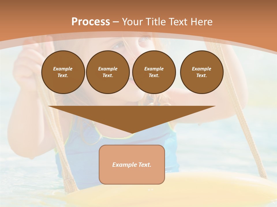 Young Child Portrait PowerPoint Template