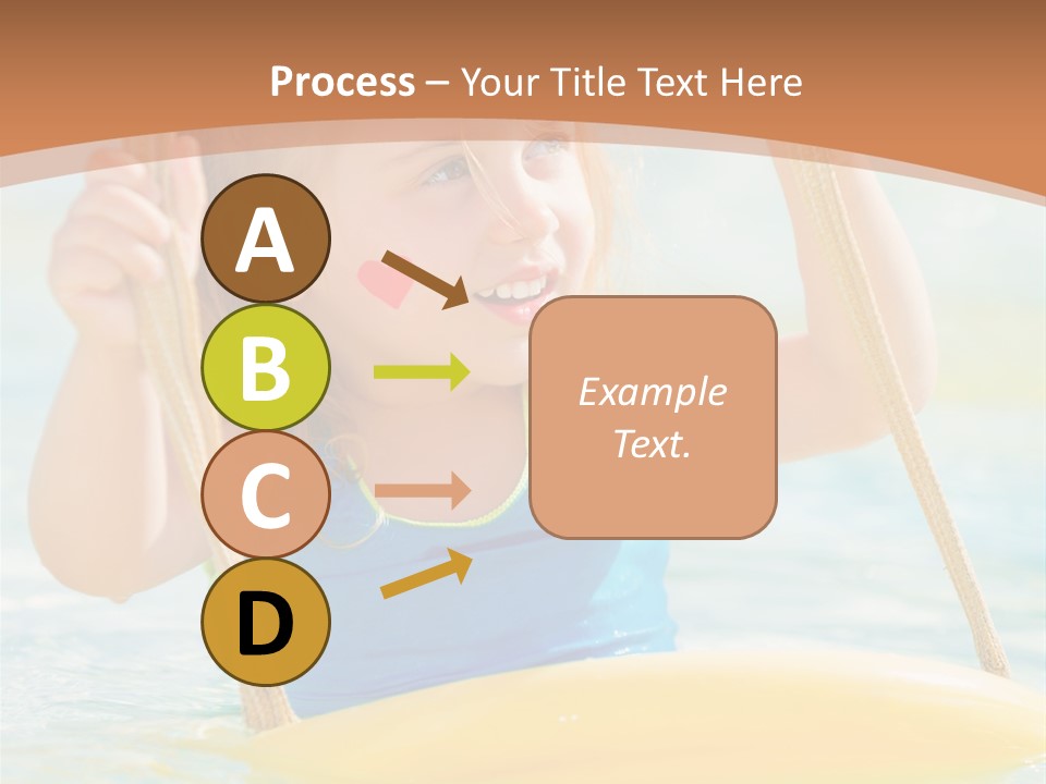 Young Child Portrait PowerPoint Template