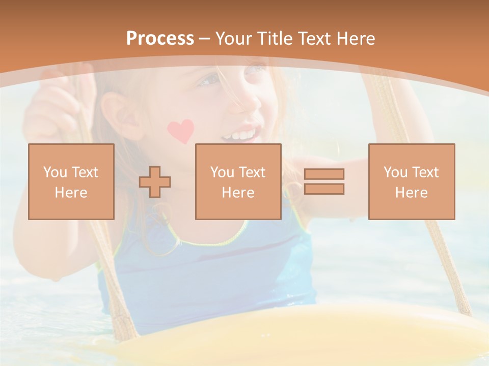 Young Child Portrait PowerPoint Template