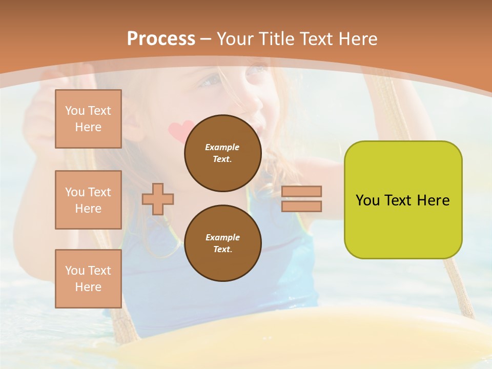 Young Child Portrait PowerPoint Template