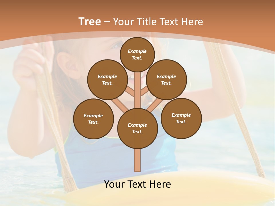 Young Child Portrait PowerPoint Template