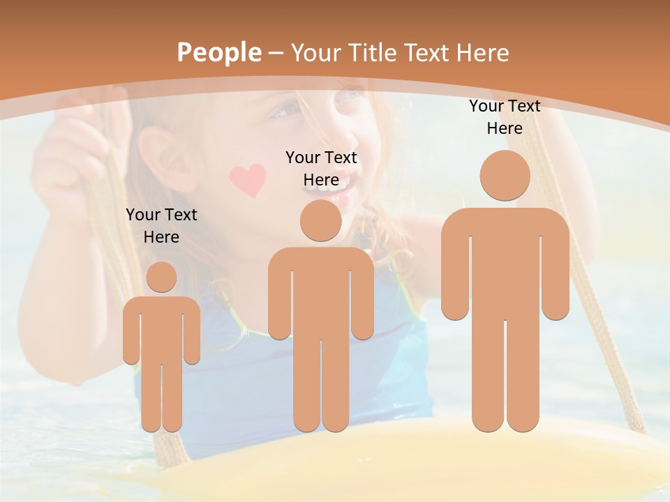 Young Child Portrait PowerPoint Template