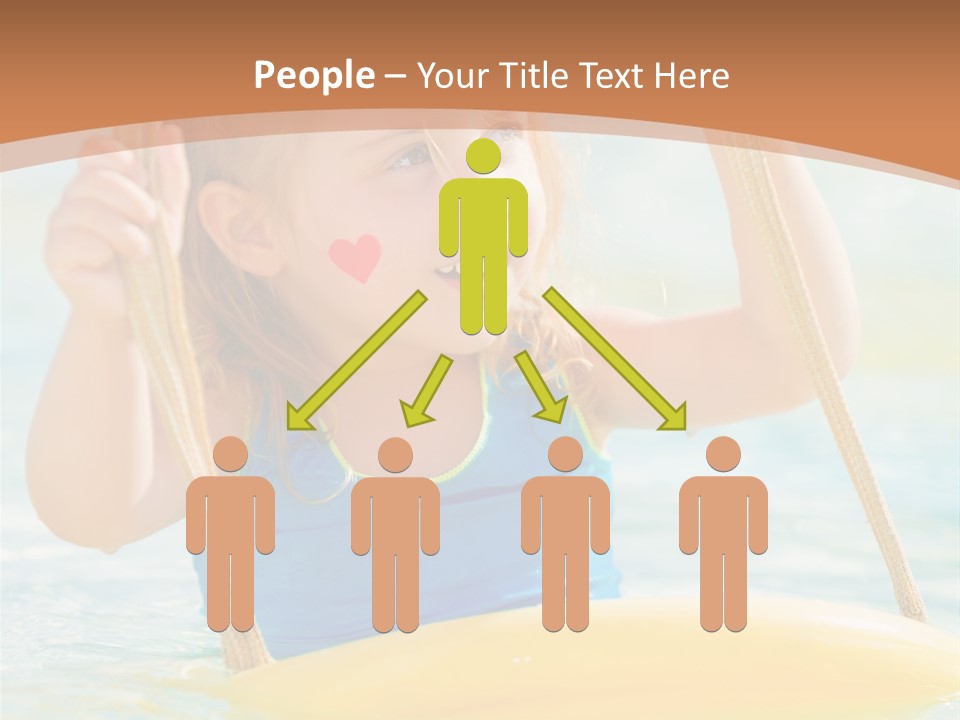 Young Child Portrait PowerPoint Template