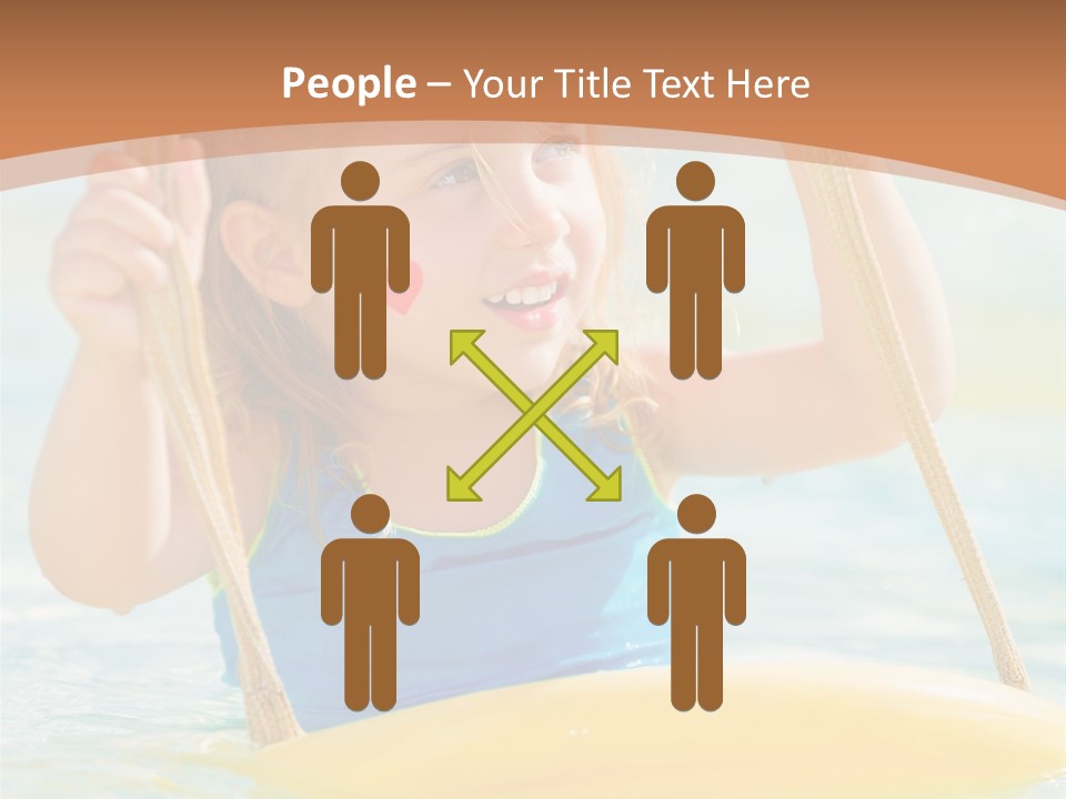 Young Child Portrait PowerPoint Template