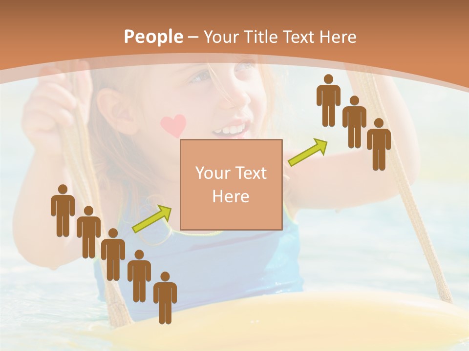 Young Child Portrait PowerPoint Template