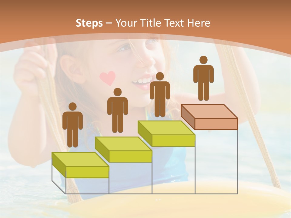 Young Child Portrait PowerPoint Template