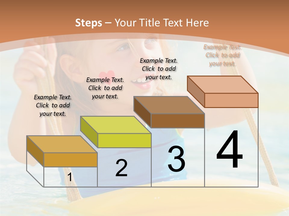 Young Child Portrait PowerPoint Template