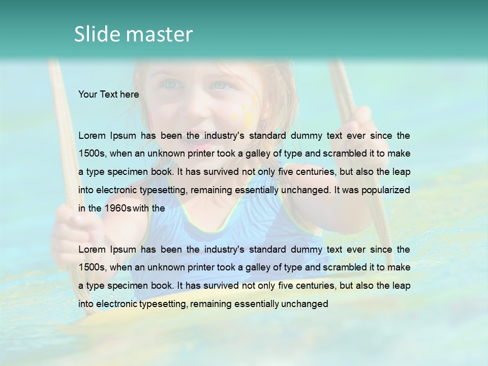 Cheerful Pleasure Play PowerPoint Template