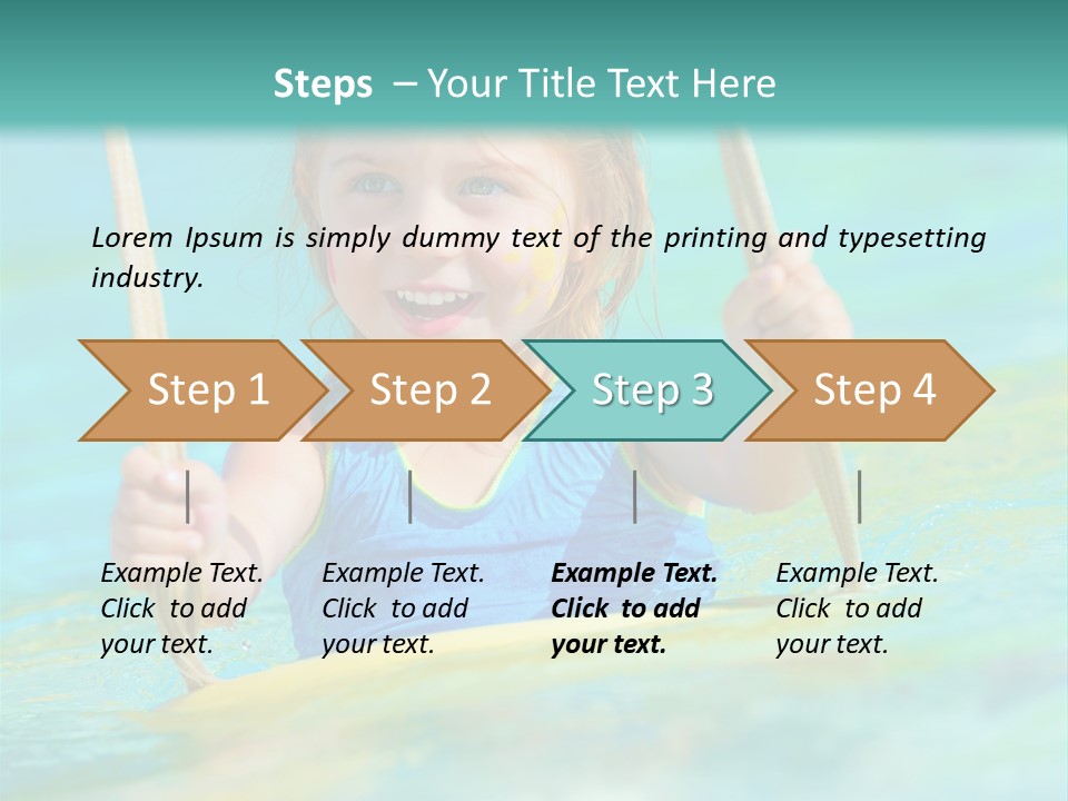 Cheerful Pleasure Play PowerPoint Template