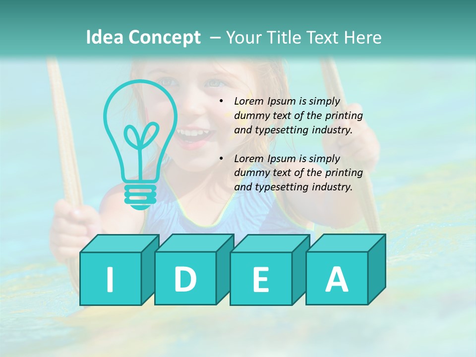 Cheerful Pleasure Play PowerPoint Template