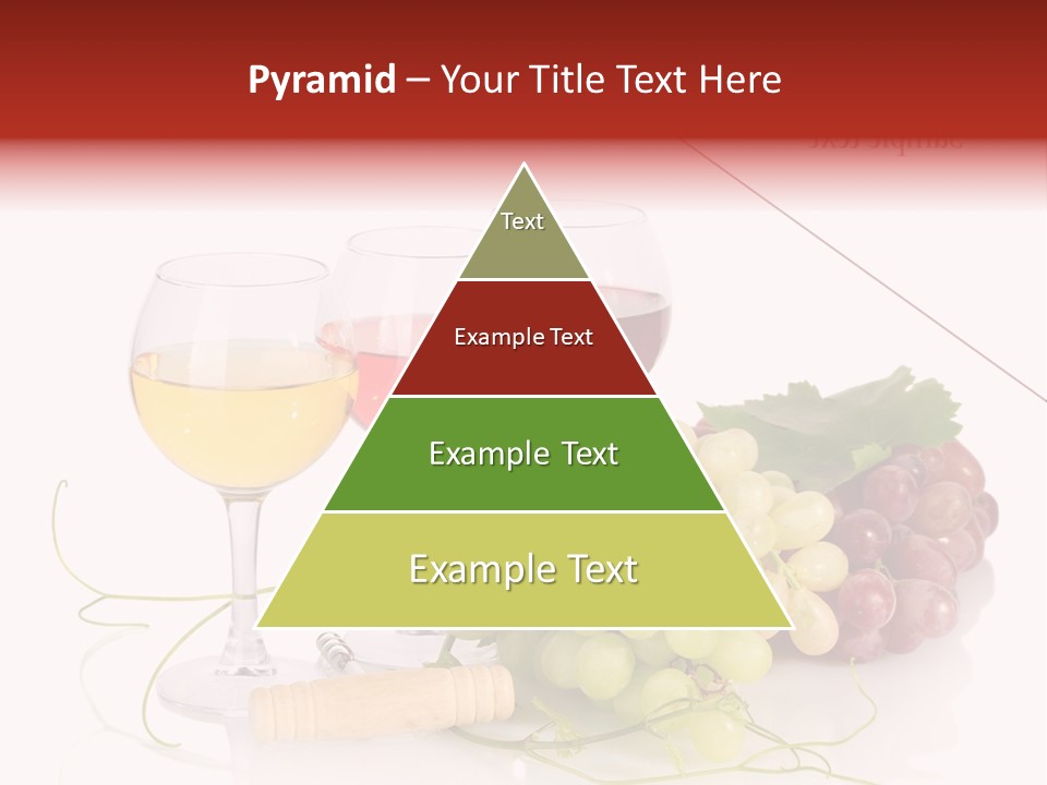 White Vineyard Vine PowerPoint Template