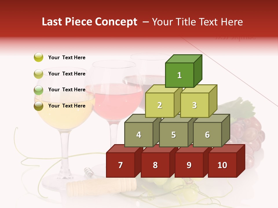 White Vineyard Vine PowerPoint Template