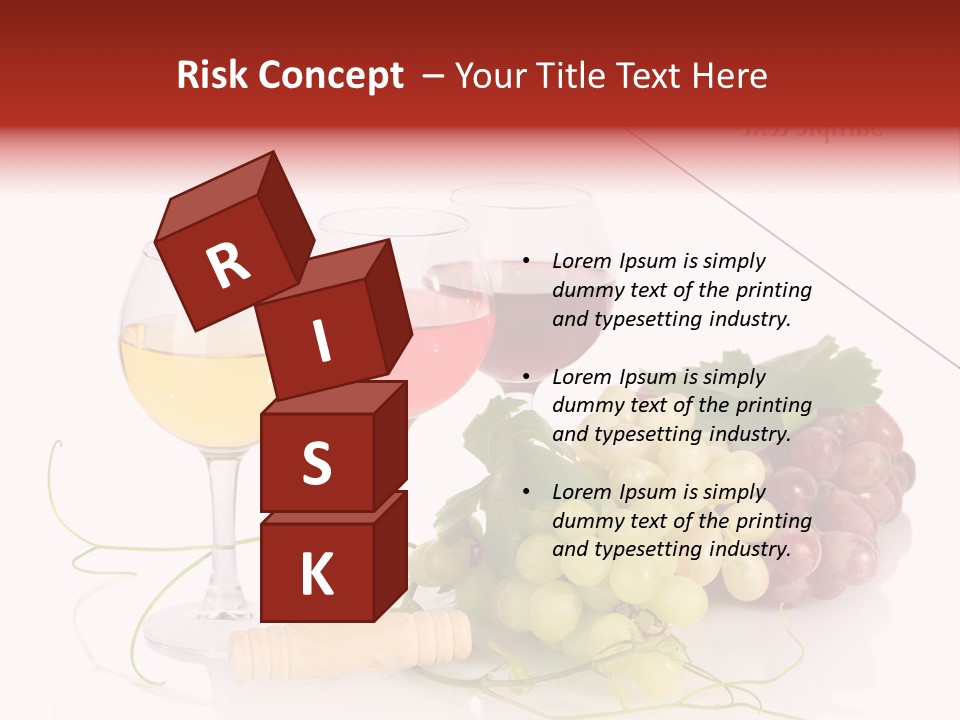 White Vineyard Vine PowerPoint Template