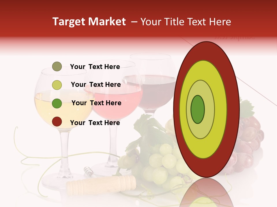 White Vineyard Vine PowerPoint Template