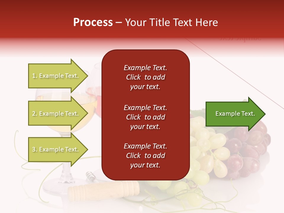 White Vineyard Vine PowerPoint Template