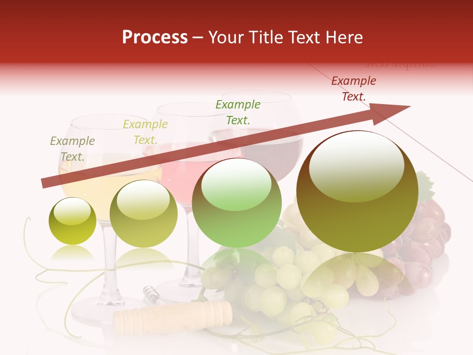 White Vineyard Vine PowerPoint Template