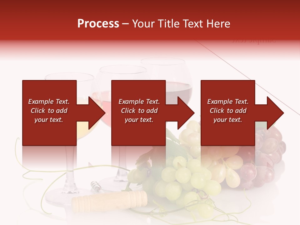 White Vineyard Vine PowerPoint Template