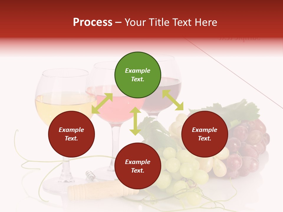 White Vineyard Vine PowerPoint Template