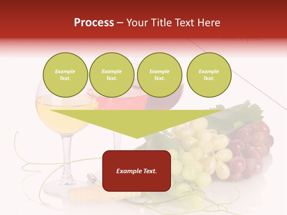 White Vineyard Vine PowerPoint Template