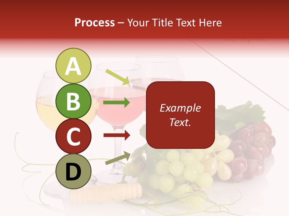 White Vineyard Vine PowerPoint Template