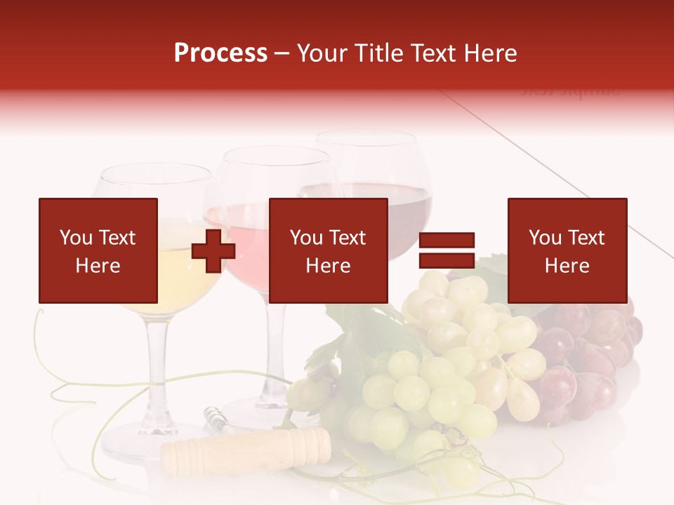 White Vineyard Vine PowerPoint Template