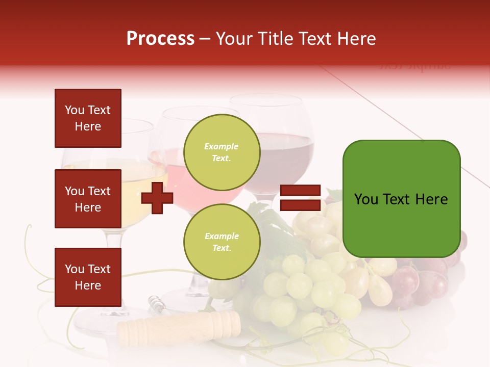 White Vineyard Vine PowerPoint Template