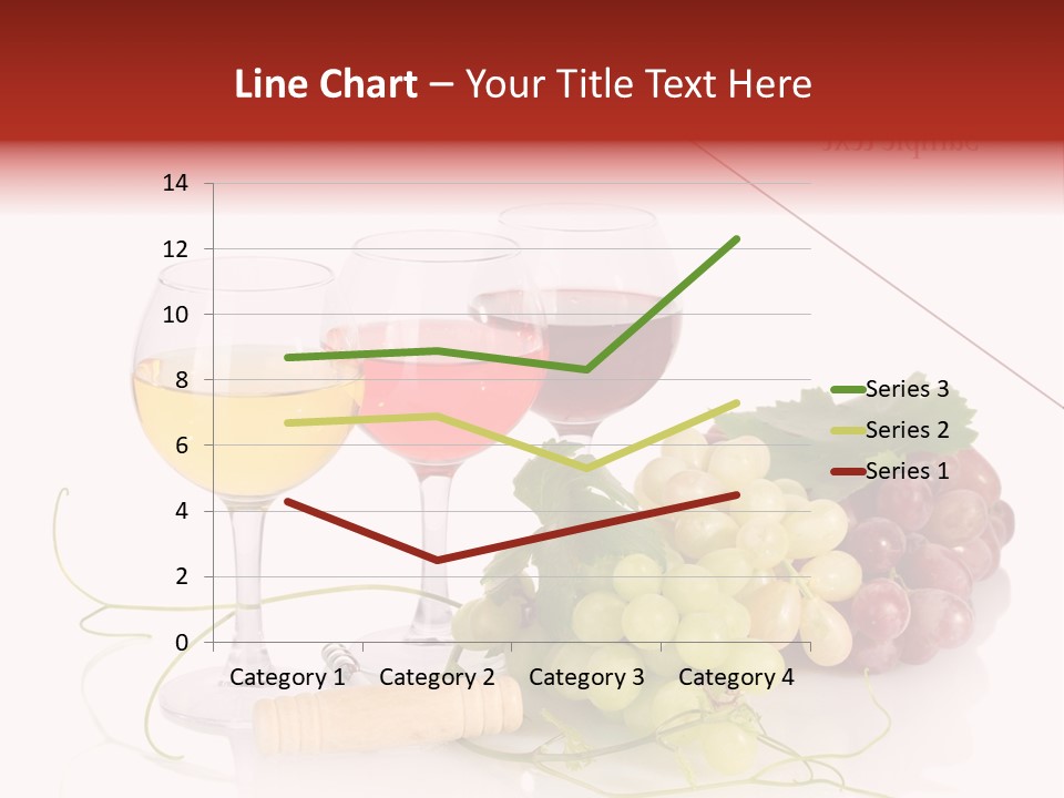 White Vineyard Vine PowerPoint Template