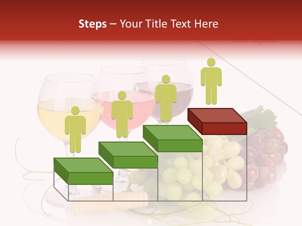 White Vineyard Vine PowerPoint Template